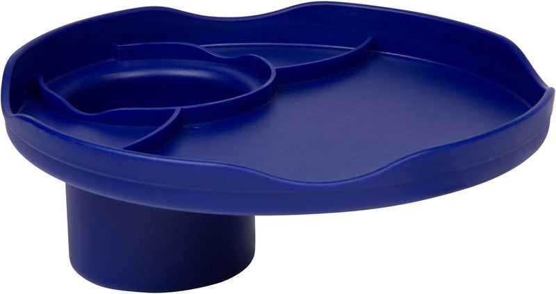 ROBOCUP Plate Accessory, in All 12 Colors, Conveniently Holds Your Food, Snacks, Drinks | Multi-Use Hands Free Project Work Station, Ruggedized Portable Design, Diameter of 8.5"/21.6 CM (Navy) - Image 2